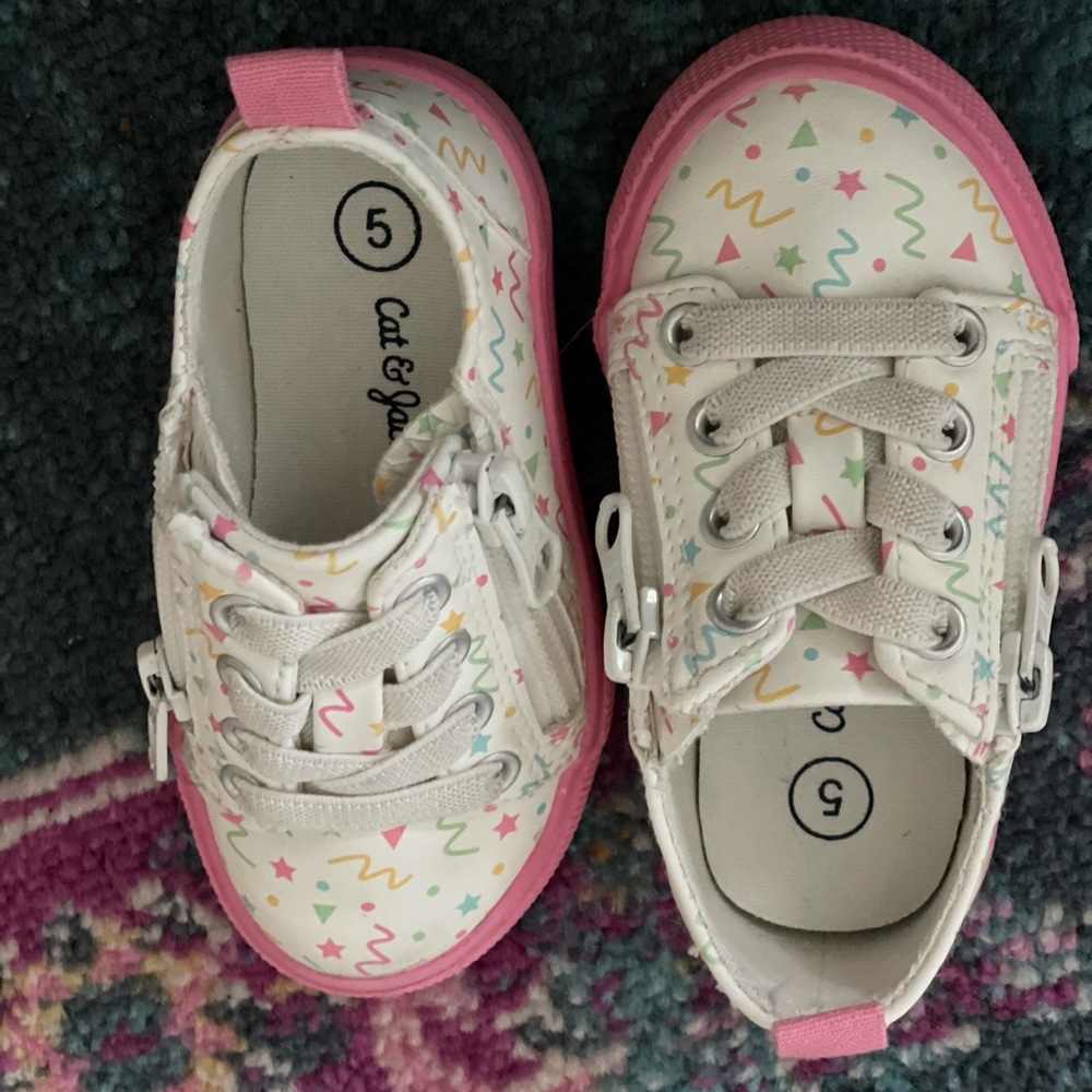 Cat&Jack sneakers with side zipper